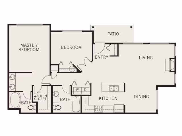 Emmons 2x1 W/D Renovated Plus R110 floor plan